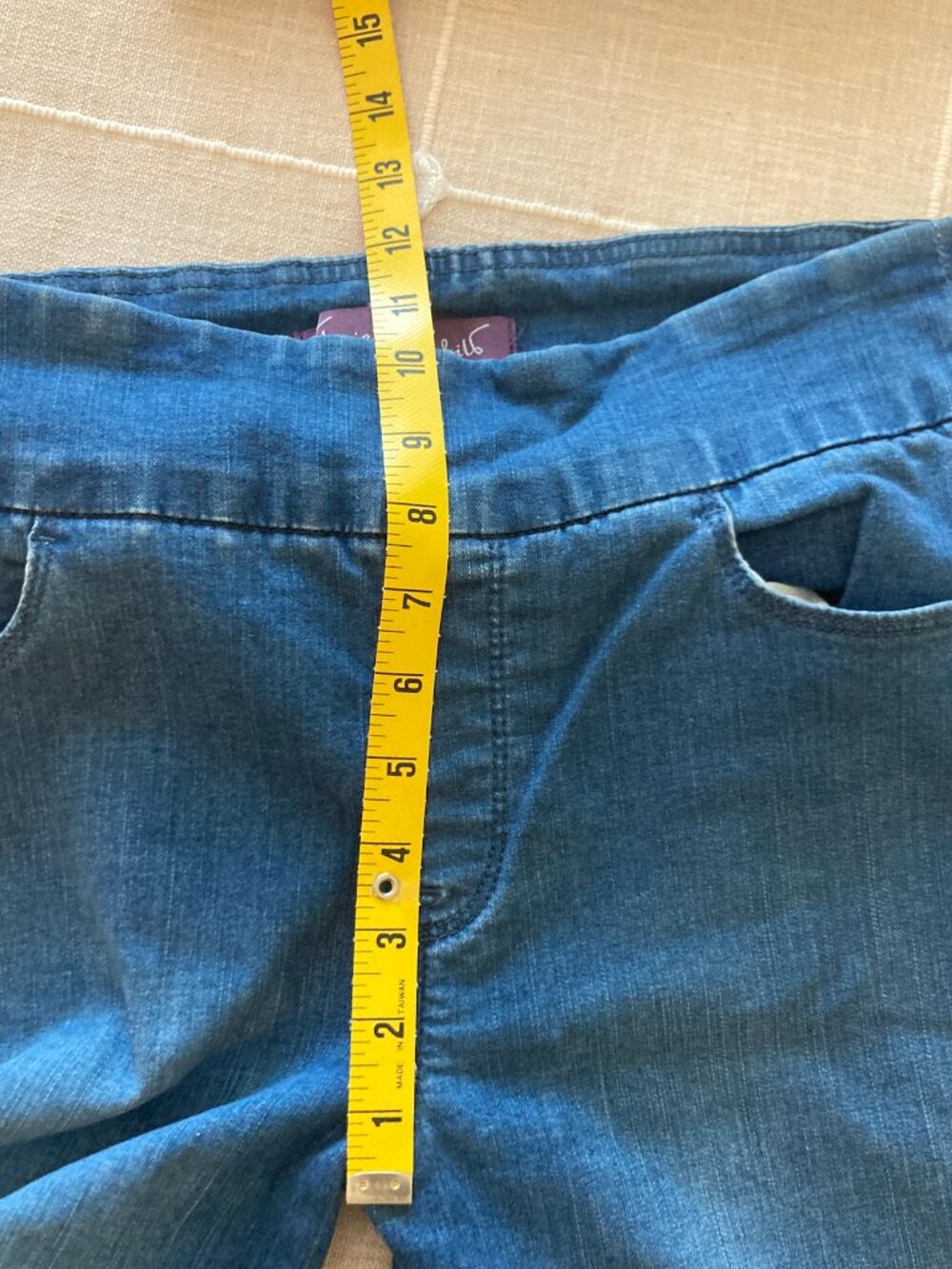 Gloria Vanderbilt Amanda Womens High Rise Pull on Jeans / Size 10 - Picture 9 of 9